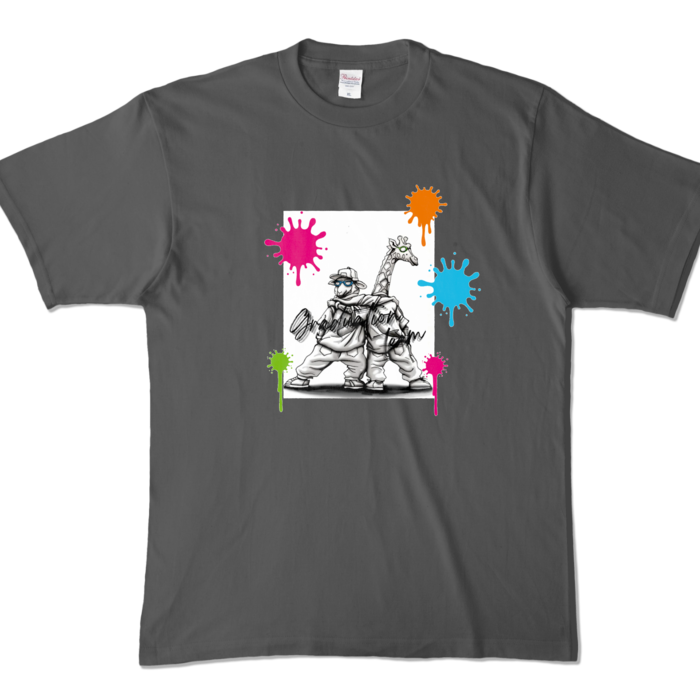 カラーTシャツ - XL - チャコール (濃色)