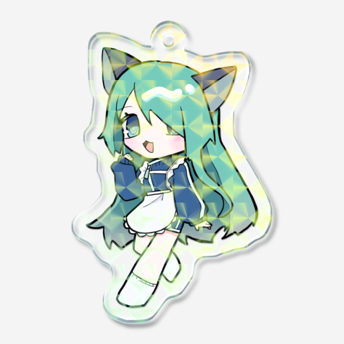 ホログラムアクリルキーホルダー - 50 × 50mm(1)