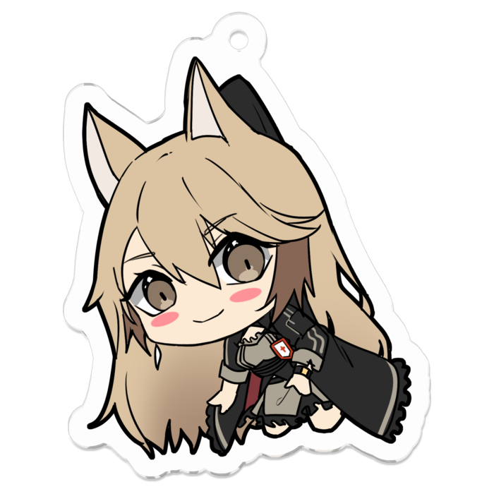 アクリルキーホルダー - 50 x 50 (mm)