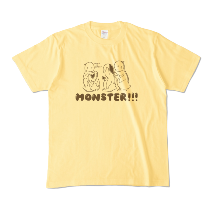 カラーTシャツ - M - ライトイエロー (淡色)