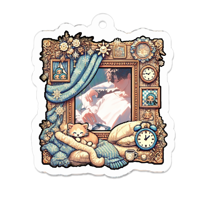 アクリルキーホルダー - 50 x 50 (mm)