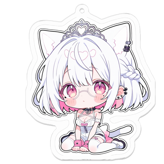 アクリルキーホルダー - 70 x 70 (mm)