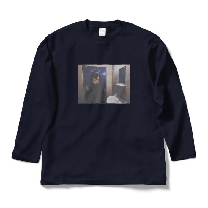 ロングスリーブTシャツ - L - ネイビー