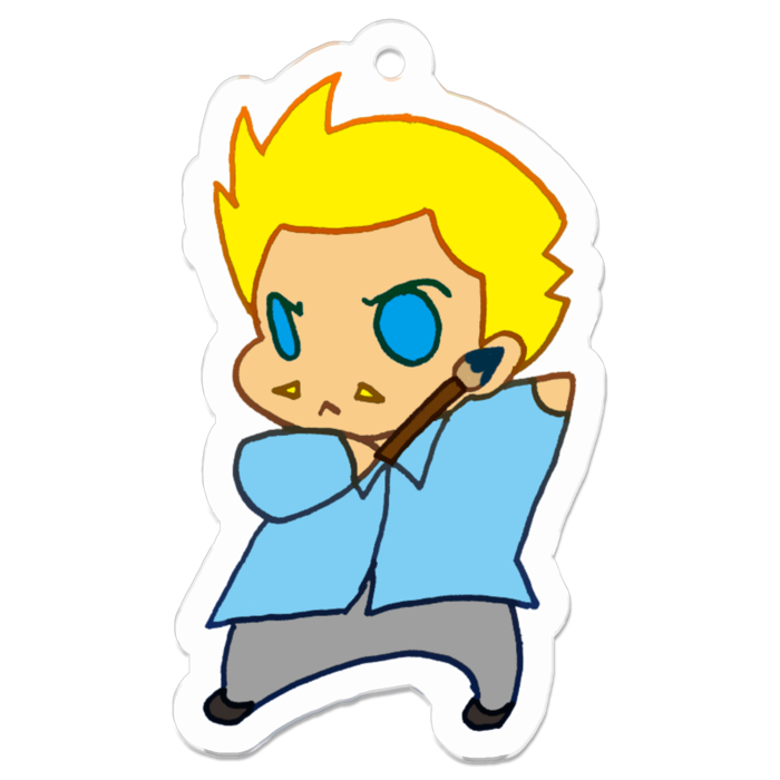 アクリルキーホルダー - 50 x 50 (mm)