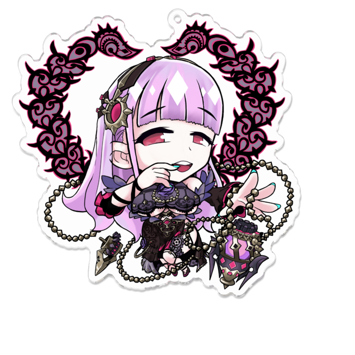 アクリルキーホルダー - 100 x 100 (mm)