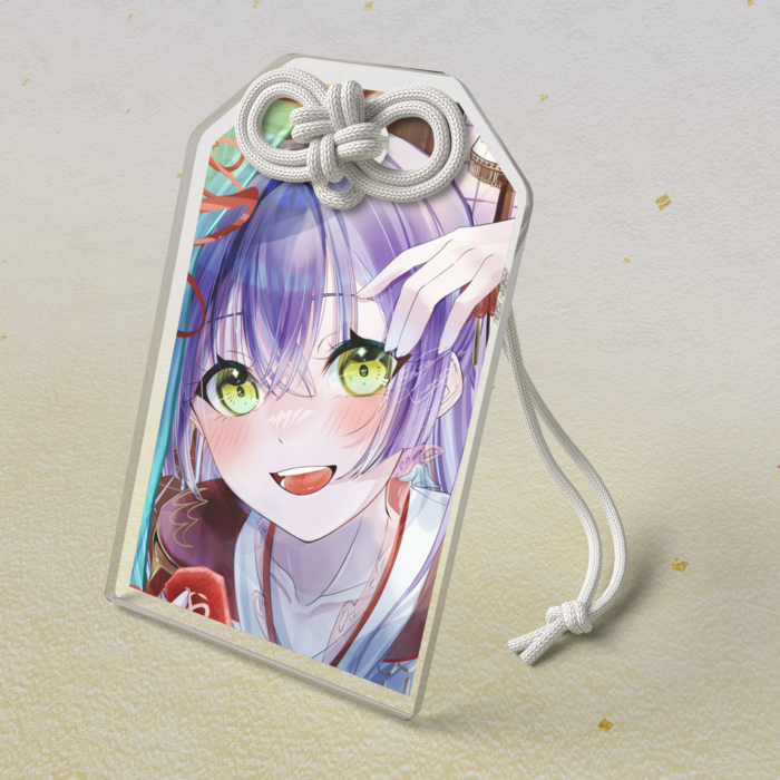 アクリルお守り - 50 × 80mm