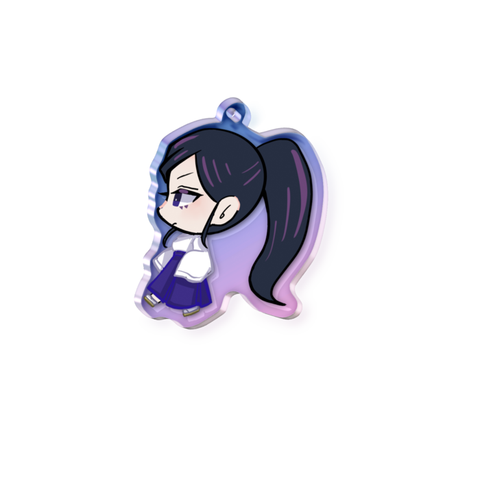 オーロラアクリルキーホルダー - 70 × 70mm