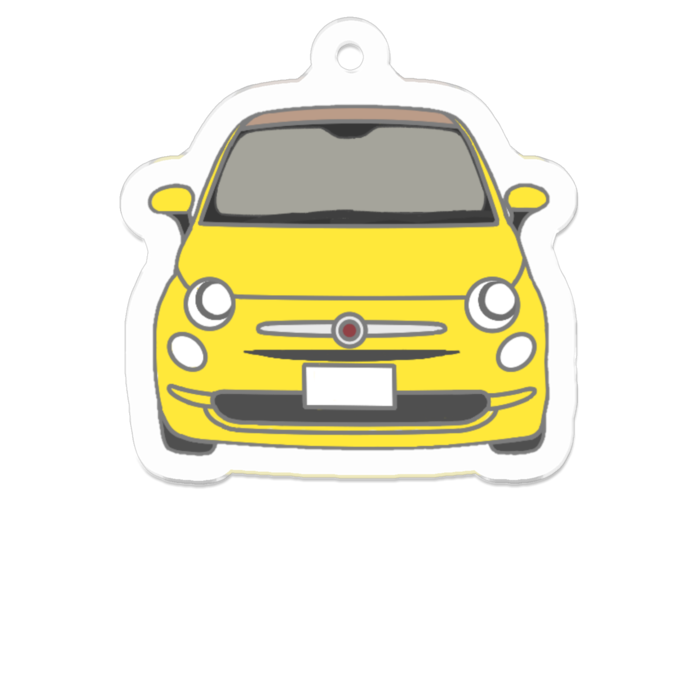 アクリルキーホルダー（コーティング） - 50 x 50 (mm)