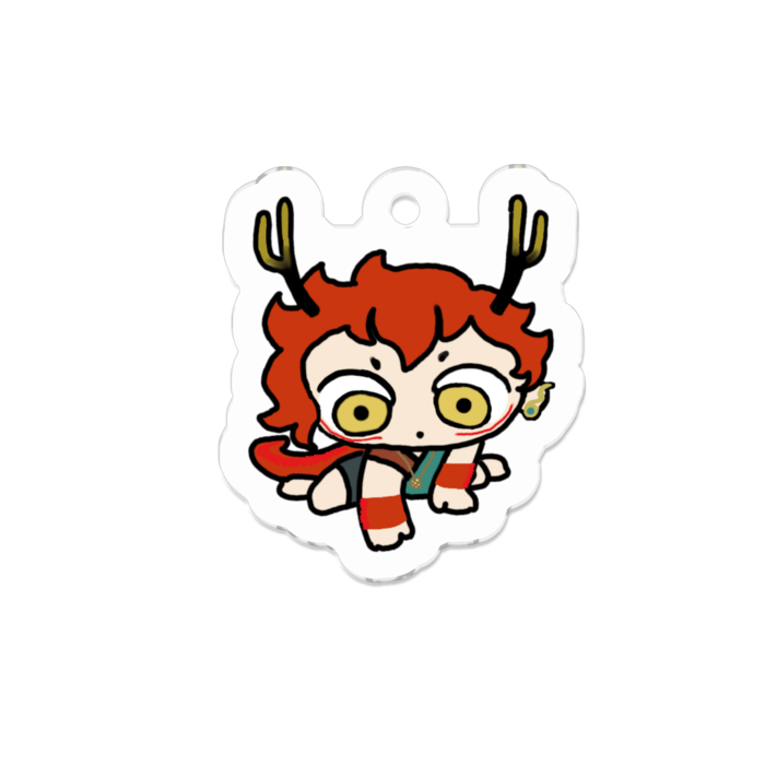 アクリルキーホルダー(コーティング) - 50 x 50 (mm)