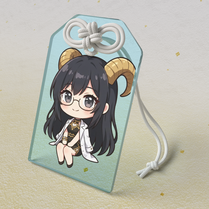 アクリルお守り - 50 × 80mm