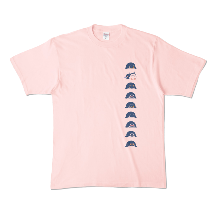 カラーTシャツ - XL - ライトピンク (淡色)