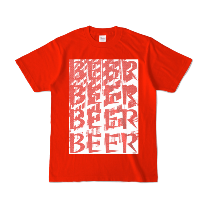 カラーTシャツ - S - レッド (濃色)