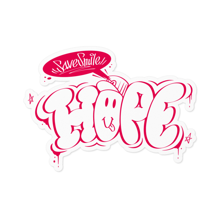 ステッカー - 100 x 100 (mm)