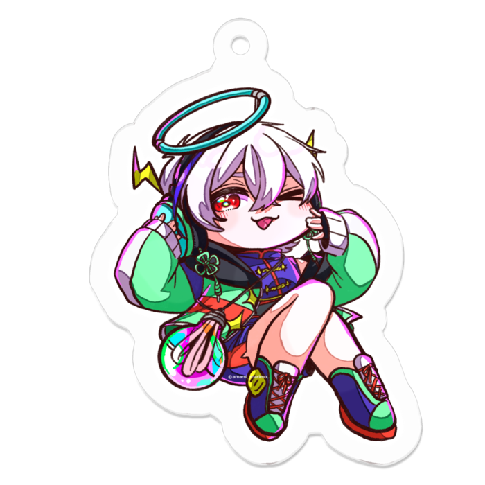 アクリルキーホルダー - 50 x 50 (mm)