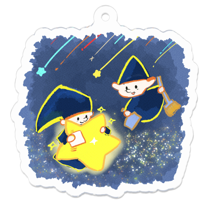 こびとさんアクリルキーホルダー - 50 x 50 (mm)(3)