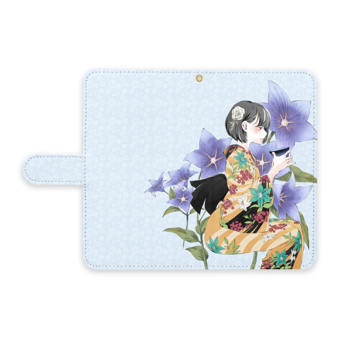 手帳型Androidケース - L - ストラップ穴 あり
