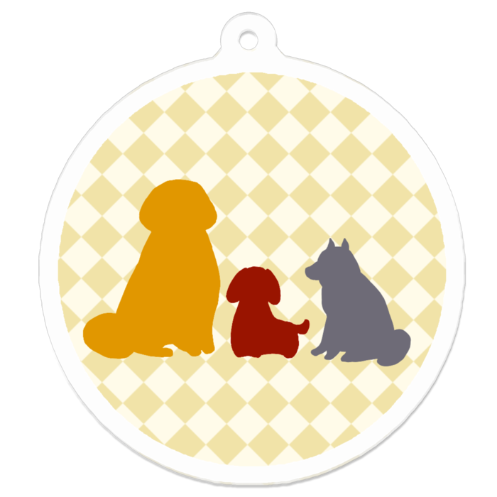 アクリルキーホルダー - 50 x 50 (mm)