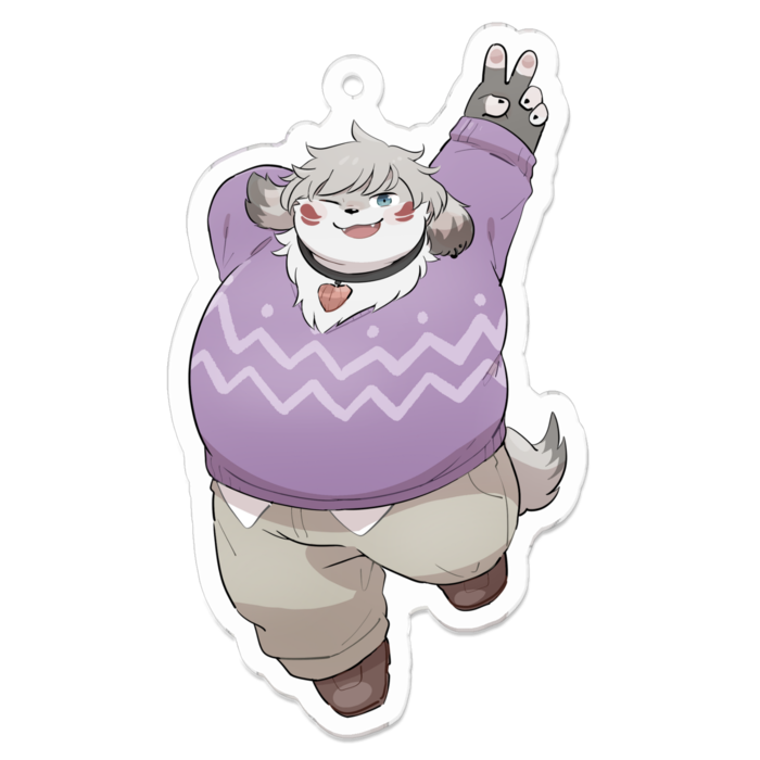 アクリルキーホルダー - 70 x 70 (mm)