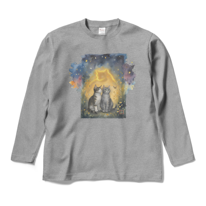 ロングスリーブTシャツ - M - 杢グレー