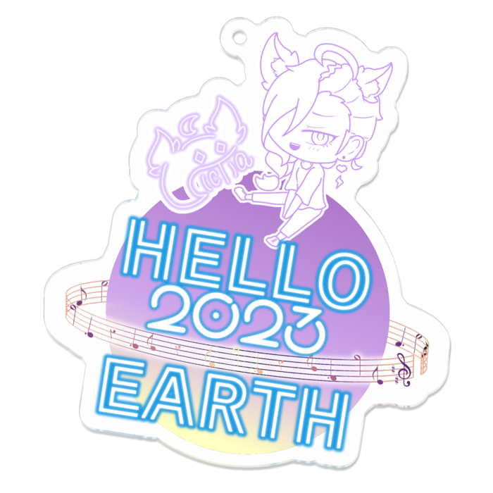 2023 版 アクリルキーホルダー 70 x 70 mm