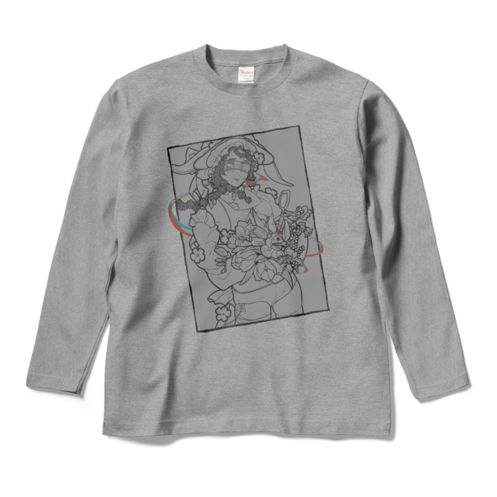 ロングスリーブTシャツ - M - 杢グレー
