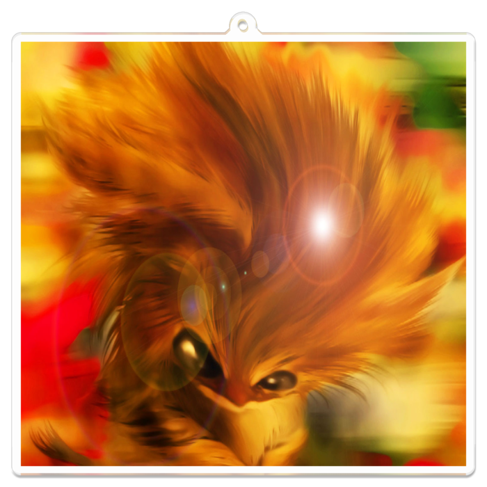 アクリルキーホルダー - 100 x 100 (mm)