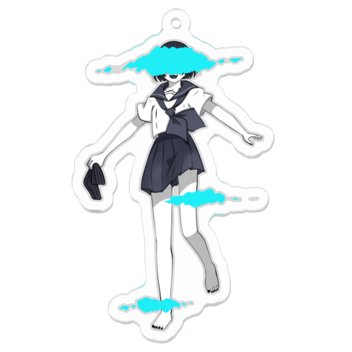 アクリルキーホルダー（コーティング） - 70 x 70 (mm)