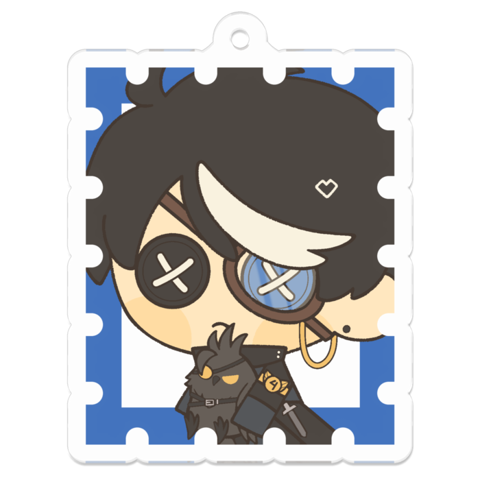 占い師 (Noir) - 50 x 50 (mm)