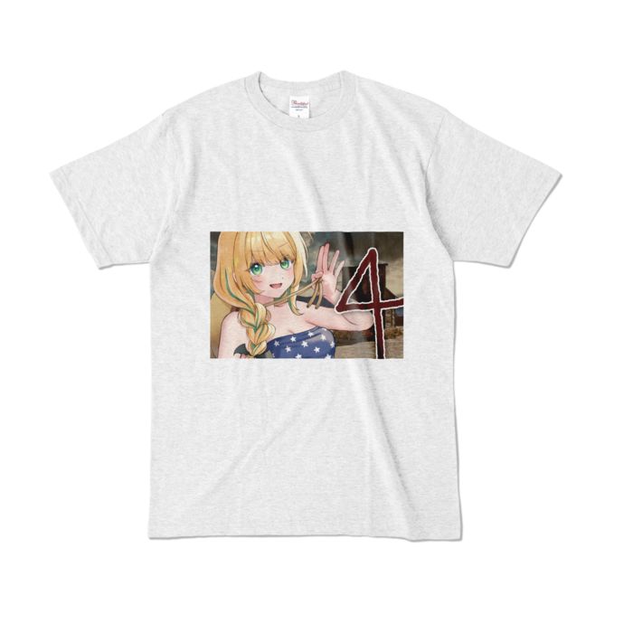カラーTシャツ - L - アッシュ (淡色)