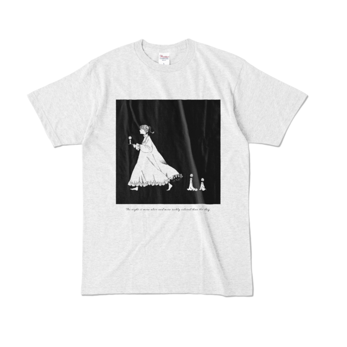 カラーTシャツ - L - アッシュ (淡色)
