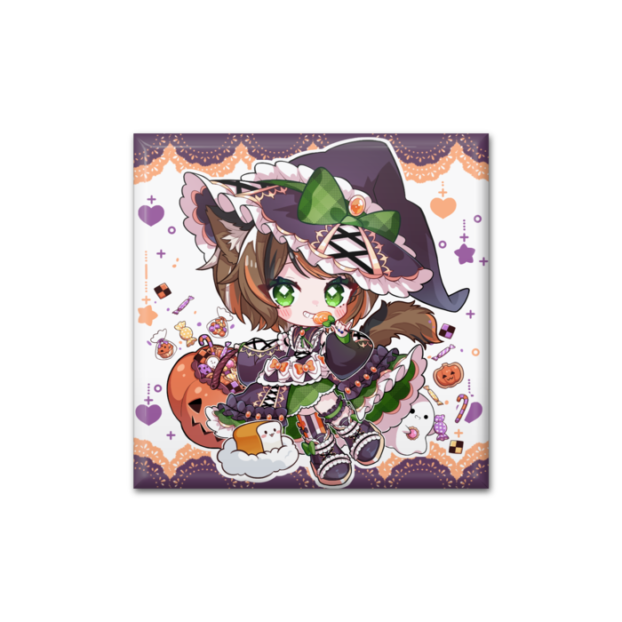 缶バッジ - 四角形40mm