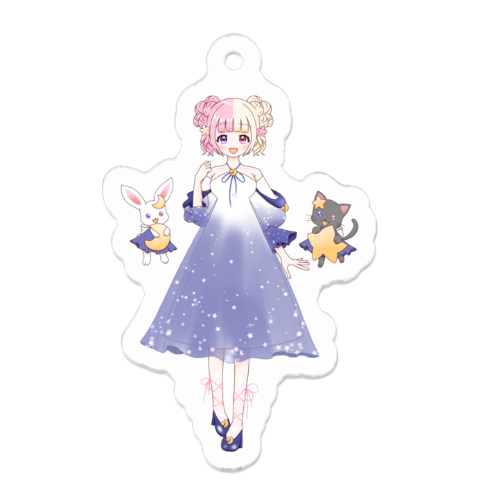 アクリルキーホルダー - 50 x 50 (mm) S