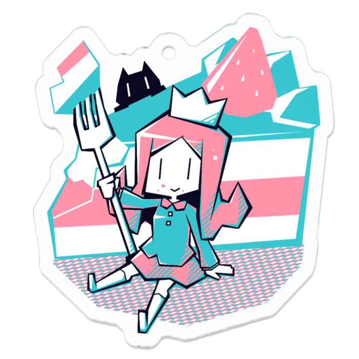 アクリルキーホルダー - 50 x 50 (mm)