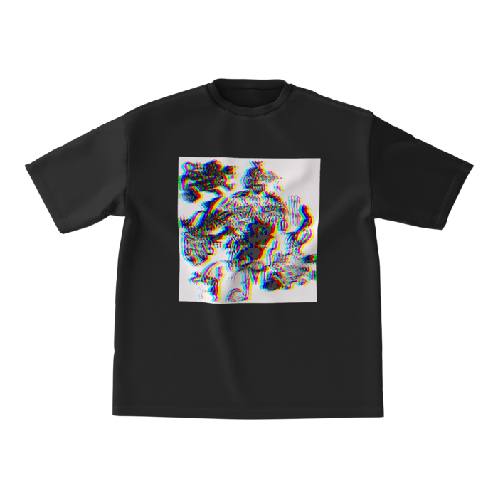 ビッグシルエットTシャツ - M - 正面BK