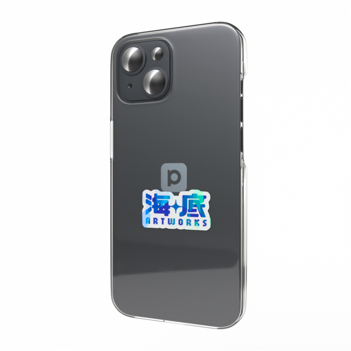 ホログラムスマホステッカー - 縦