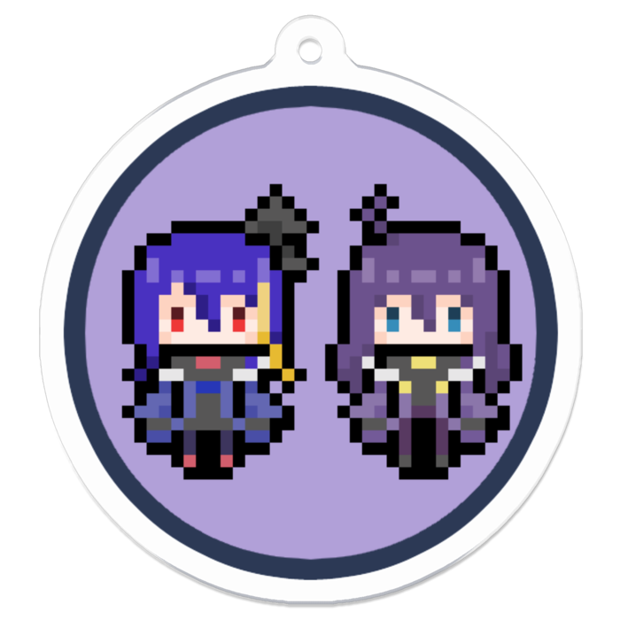 アクリルキーホルダー - 50 x 50 (mm)