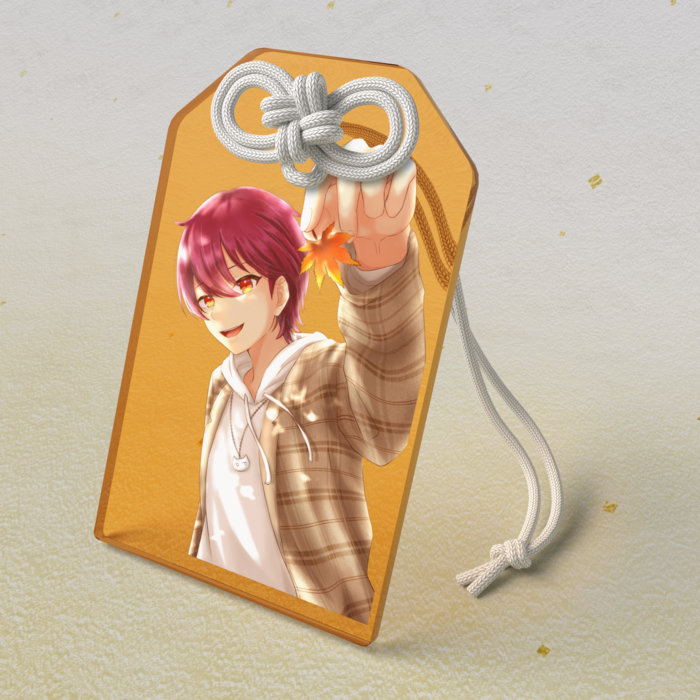 アクリルお守り - 橙