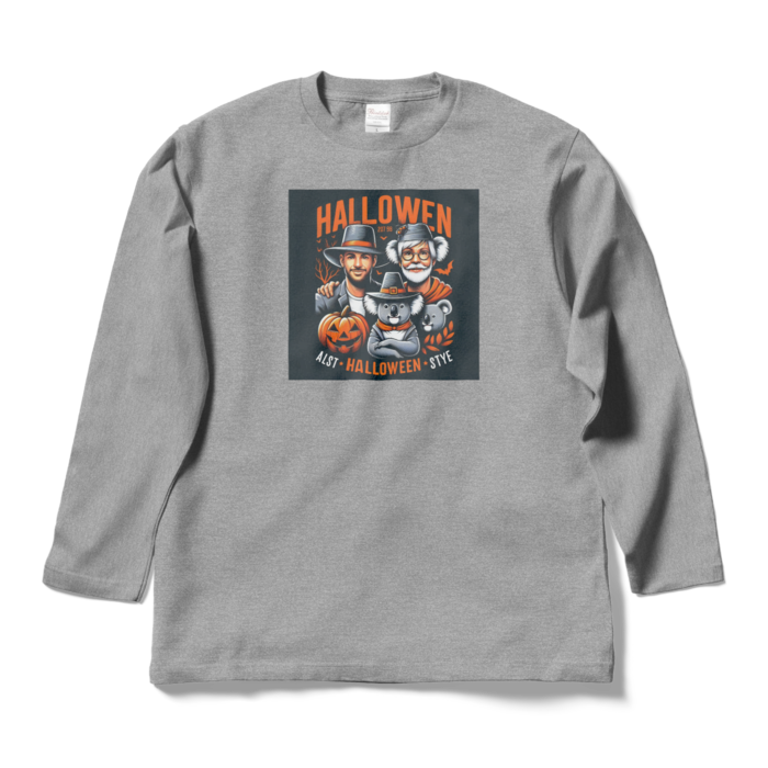 ロングスリーブTシャツ - L - 杢グレー