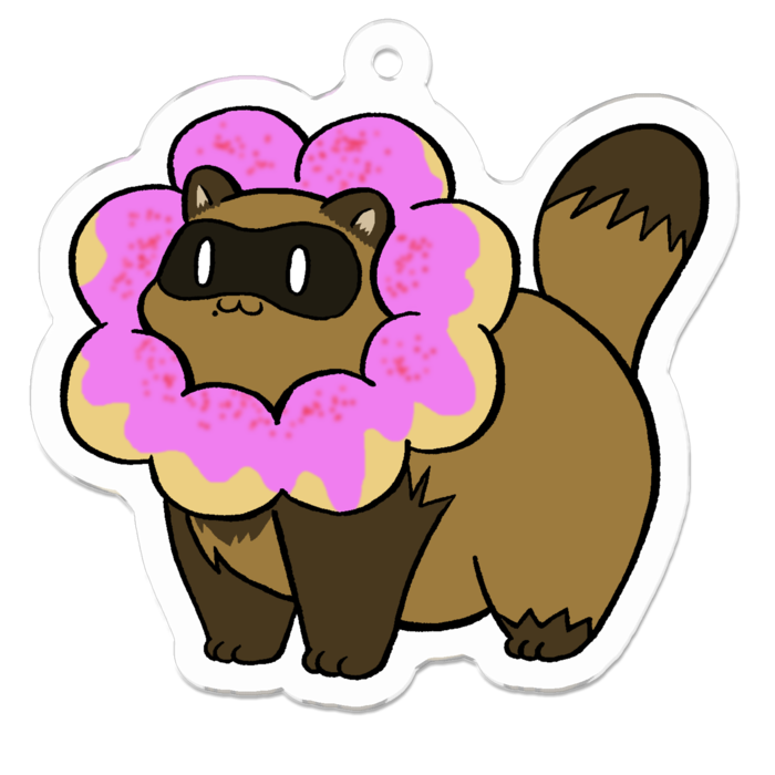 アクリルキーホルダー - 50 x 50 (mm)