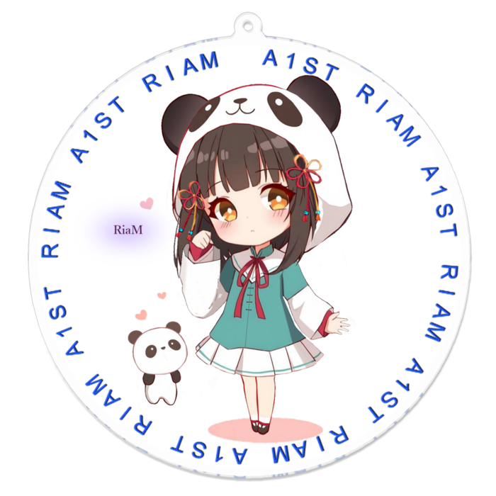 アクリルキーホルダー - 100 x 100 (mm)