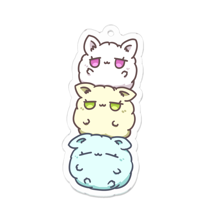 アクリルキーホルダー - 70 x 70 (mm)