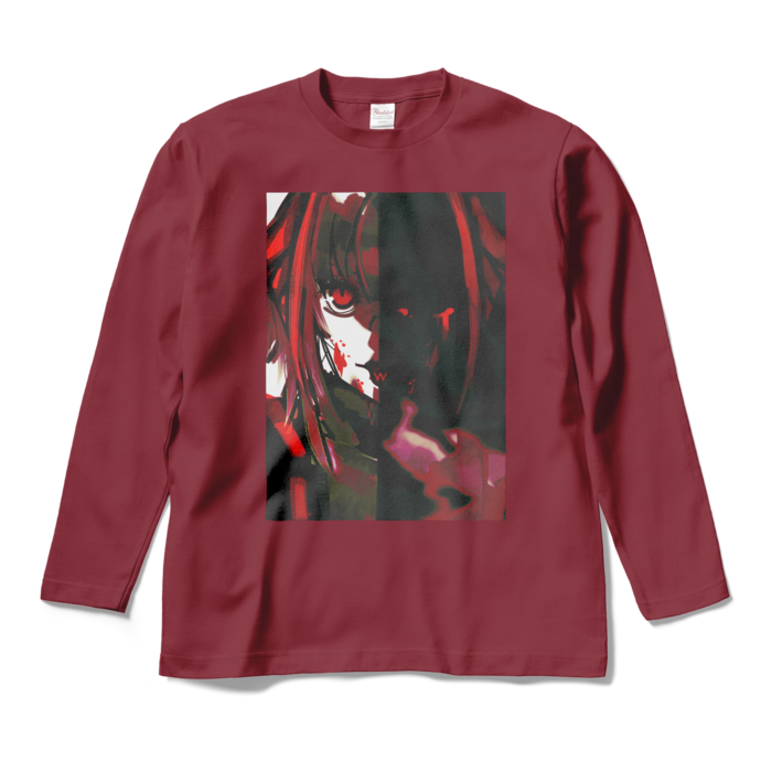 ロングスリーブTシャツ - M - バーガンディ