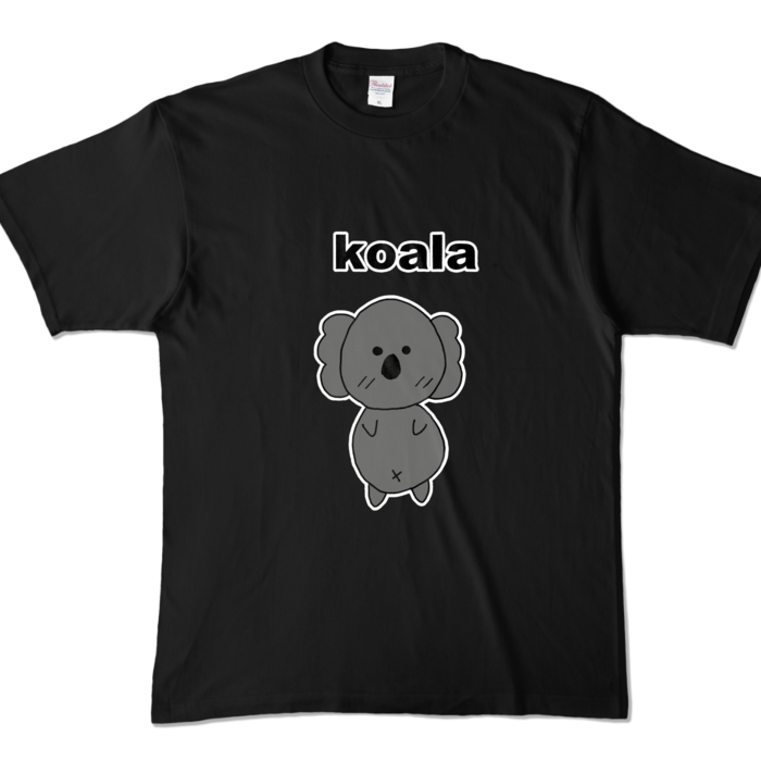 カラーTシャツ - XL - ブラック (濃色)
