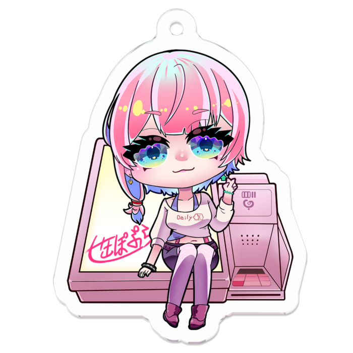 アクリルキーホルダー - 50 x 50 (mm)