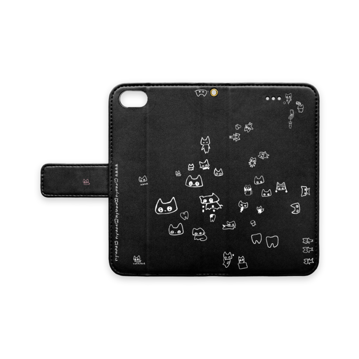 手帳型iPhoneケース - iPhone 8 / 7 / SE(第2世代) - ストラップ穴 あり