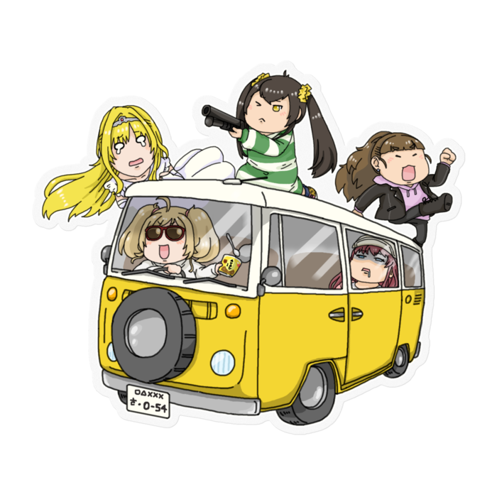 ステッカー - 160 x 160 (mm)