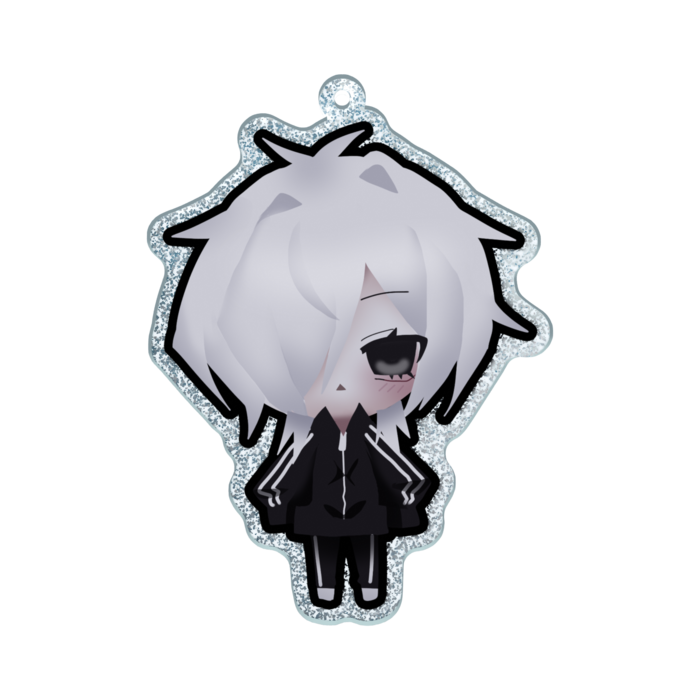 ラメアクリルキーホルダー - 70 × 70mm