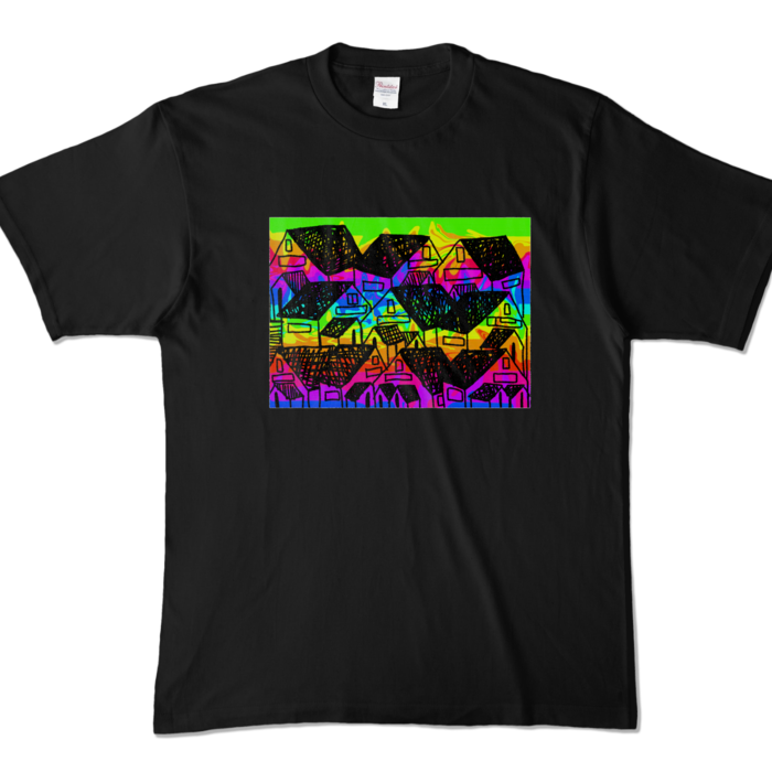 カラーTシャツ - XL - ブラック (濃色)