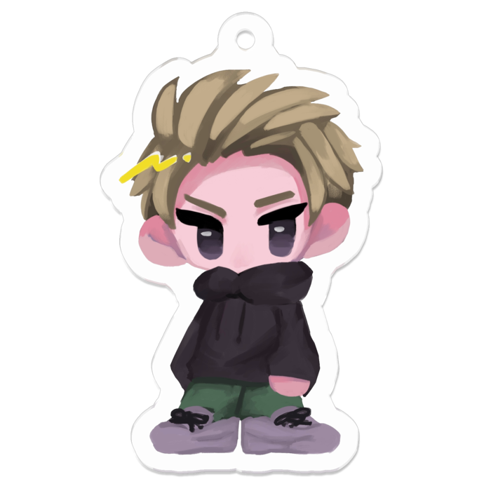 アクリルキーホルダー - 50 x 50 (mm)