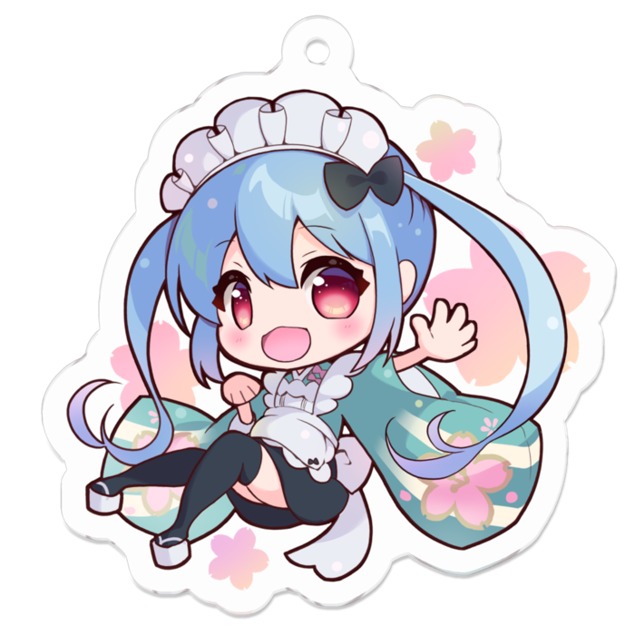 アクリルキーホルダー - 50 x 50 (mm)